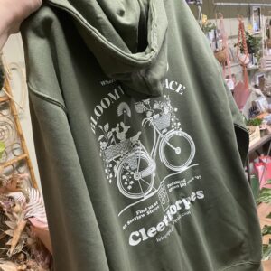 Green Bloom Hoodie size M