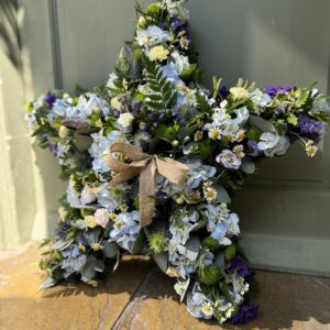 Large Star funeral Tribute