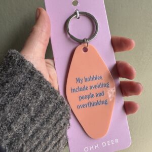 My hobbies include keyring